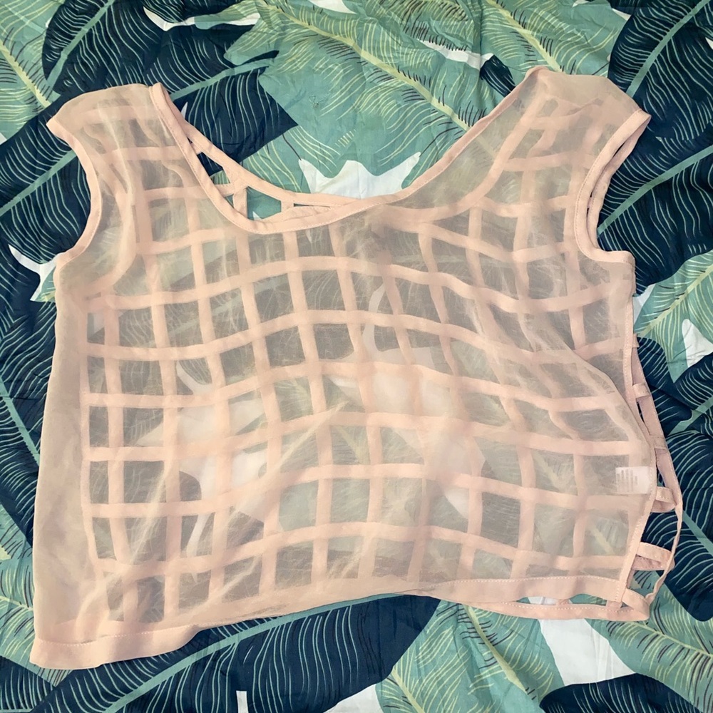 Baby Pink Summer Crop Top